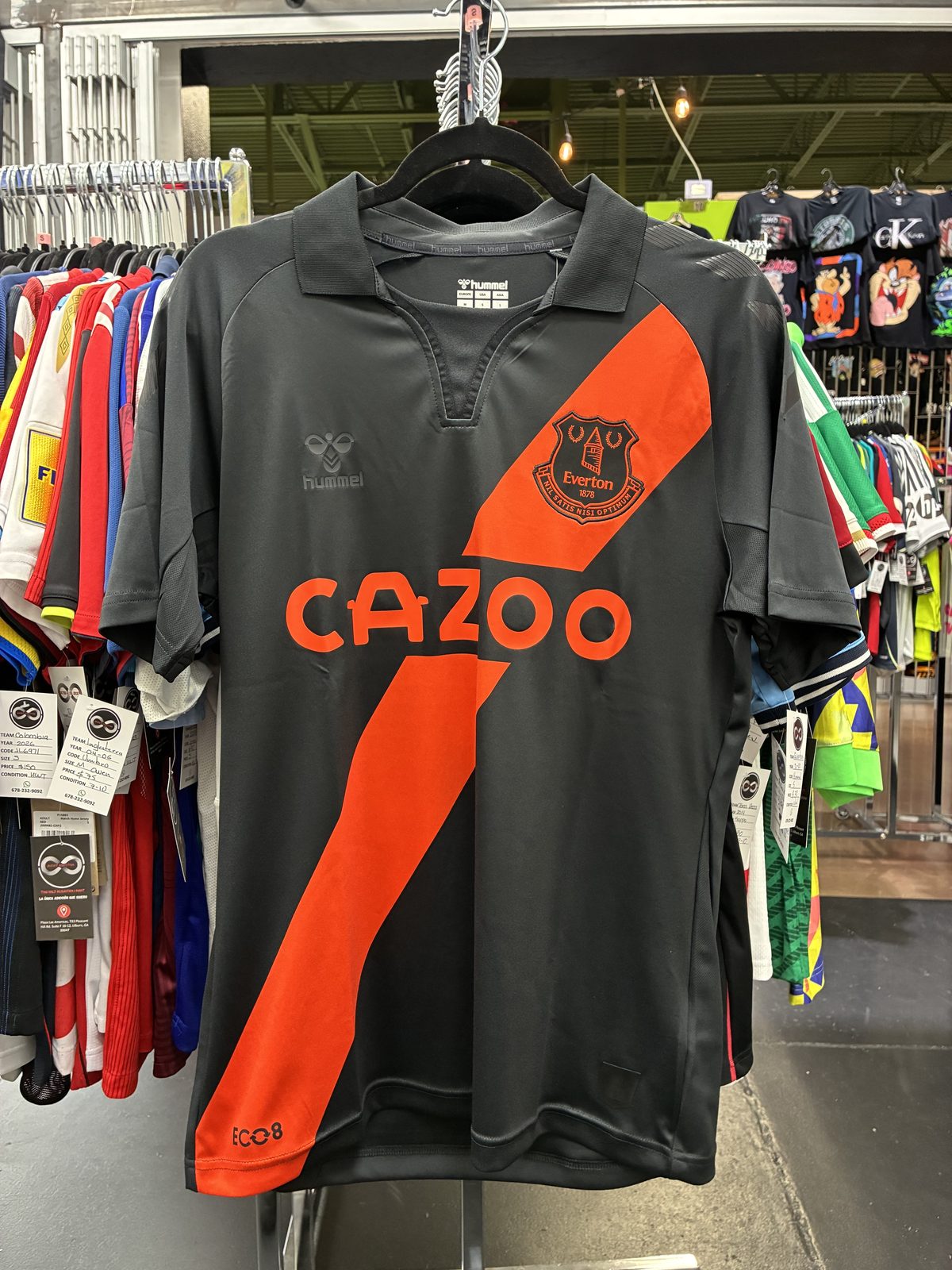 Everton 2021-22 Away Jersey front