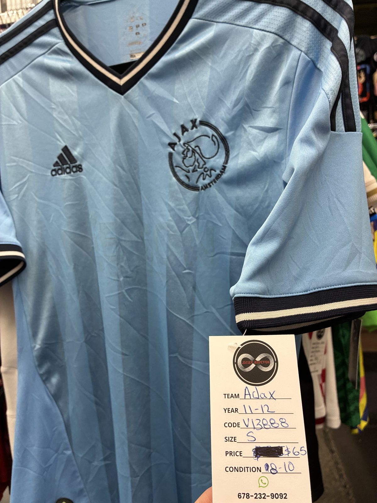 Ajax 2011-12 Away Jersey tag