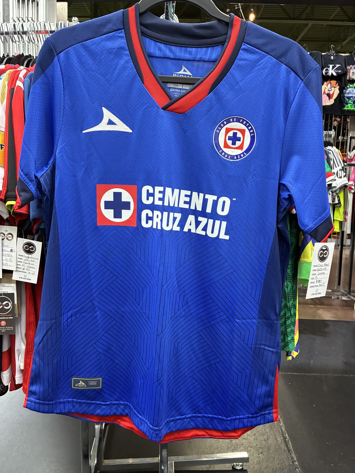 Cruz Azul 2023-24 Home Jersey front