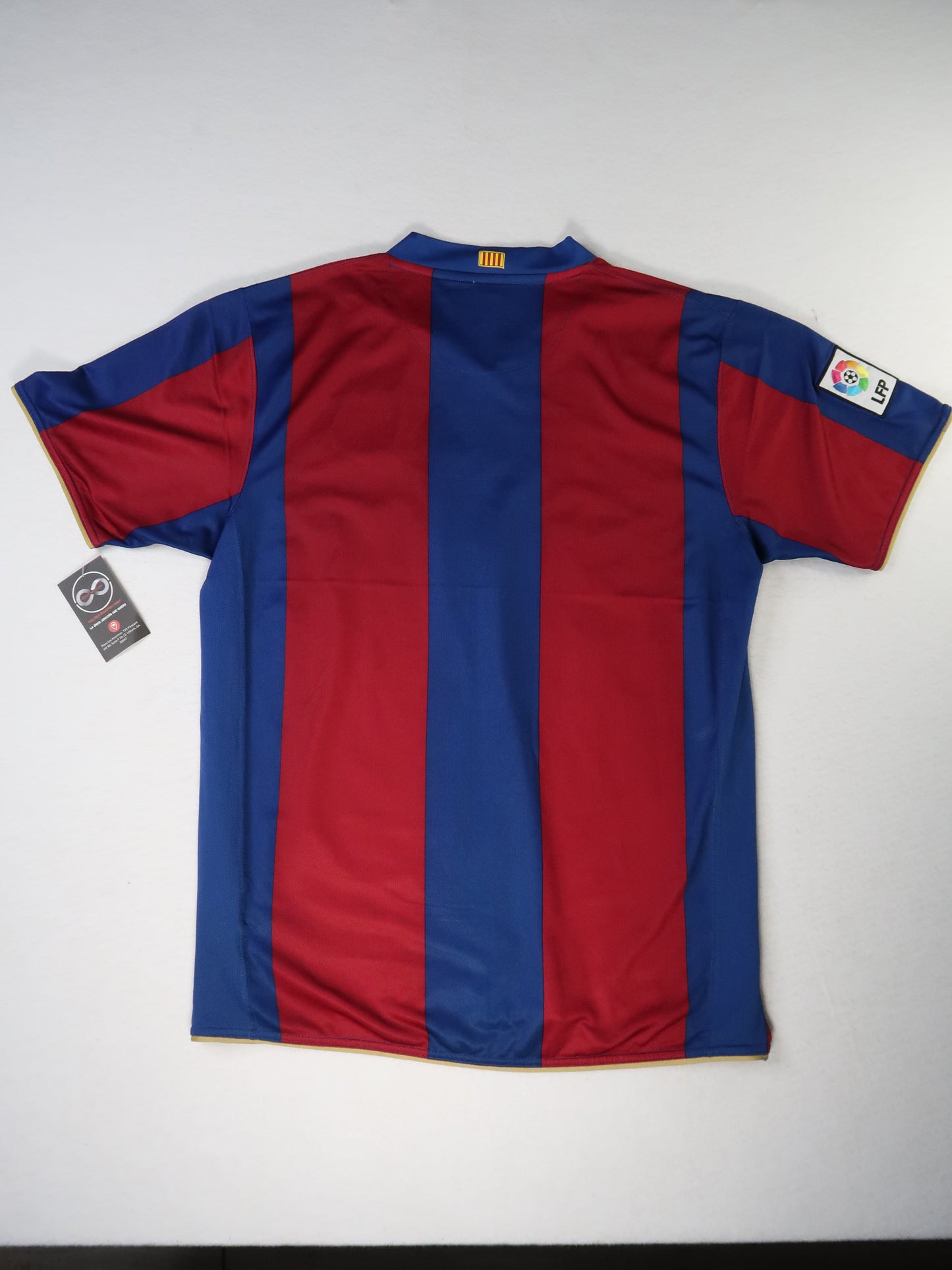 2007-08 FC Barcelona home jersey back
