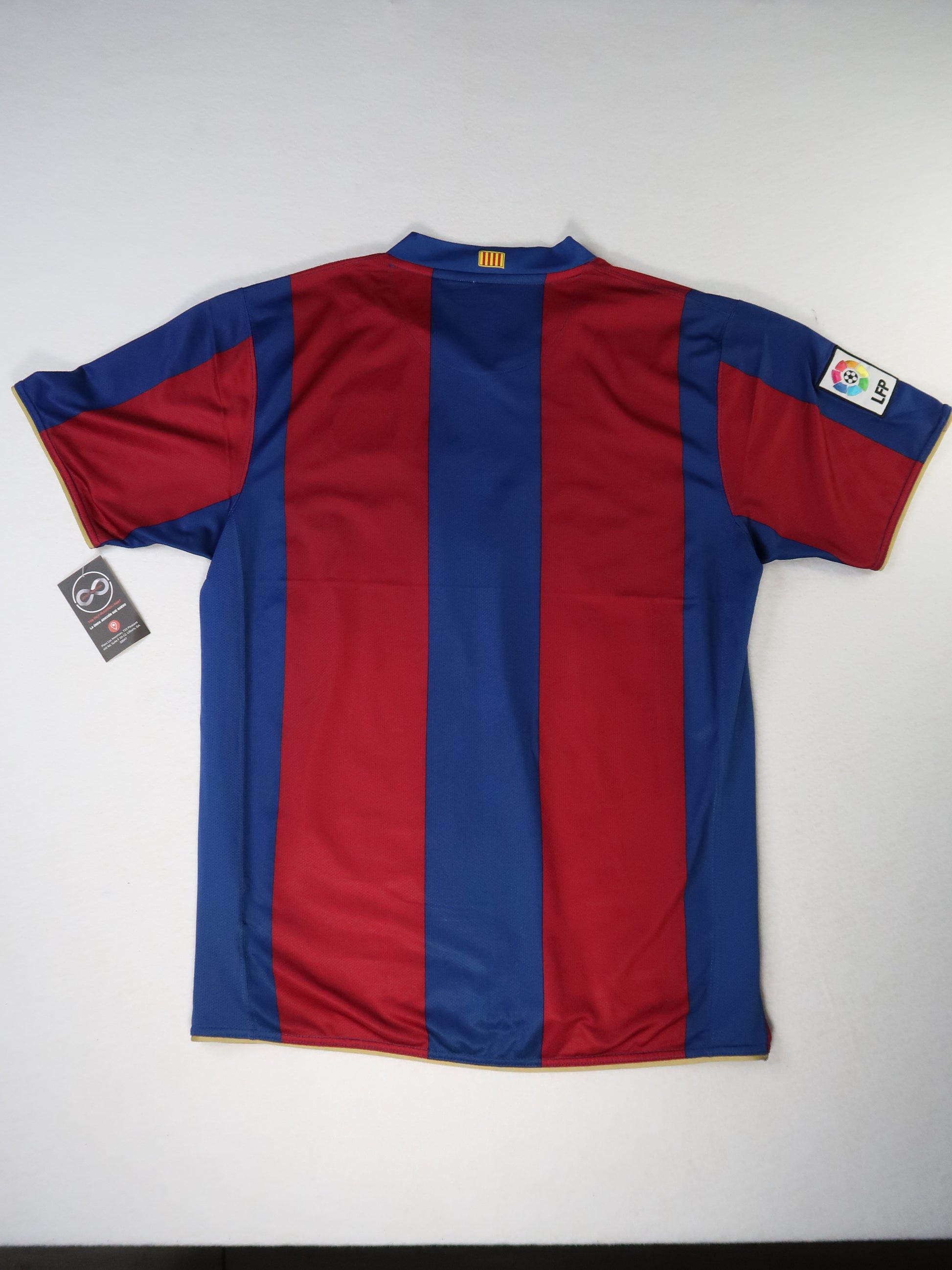 2007-08 FC Barcelona home jersey back