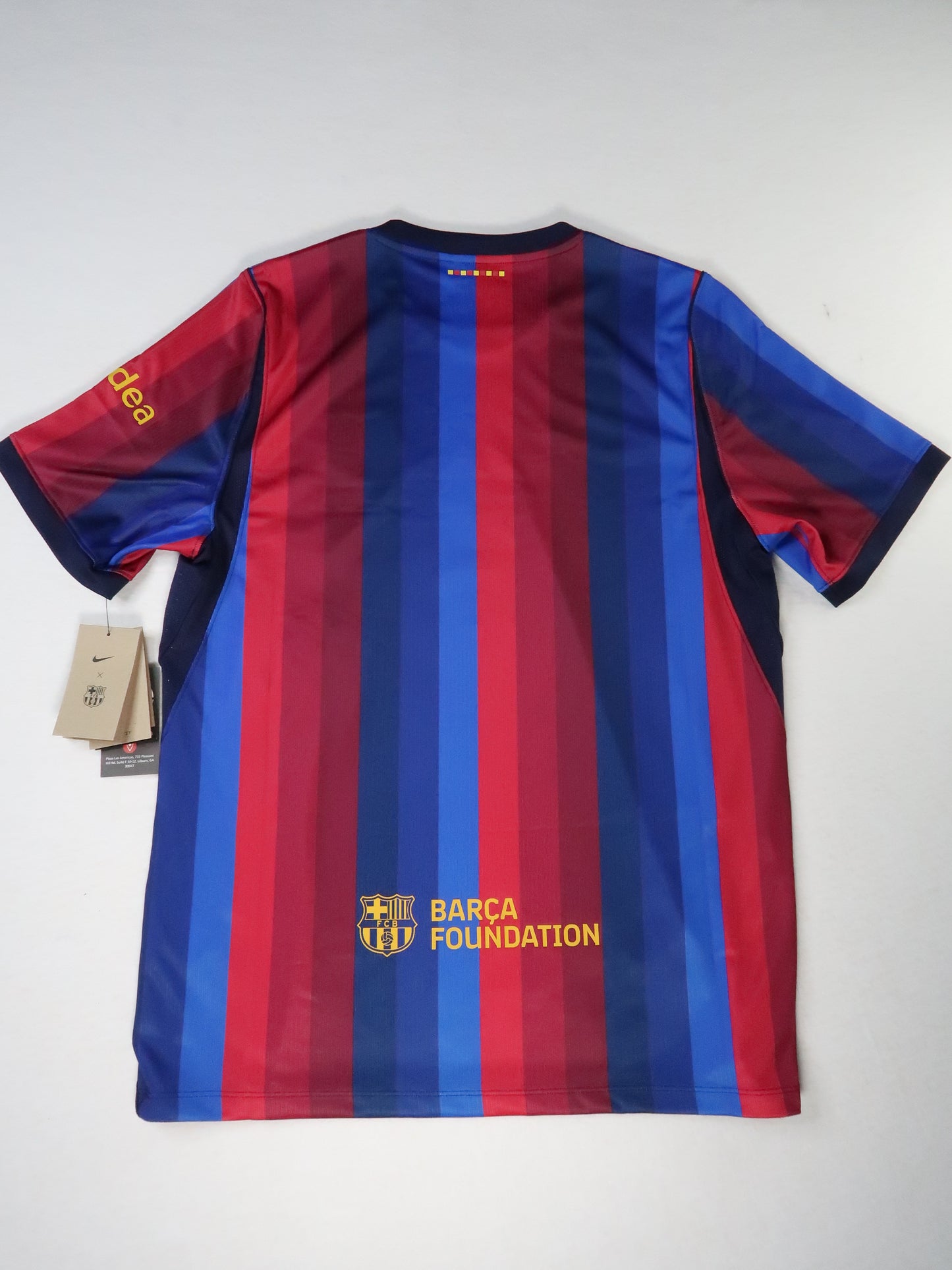 2026-27 FC Barcelona away jersey back, Barca Foundation branding
