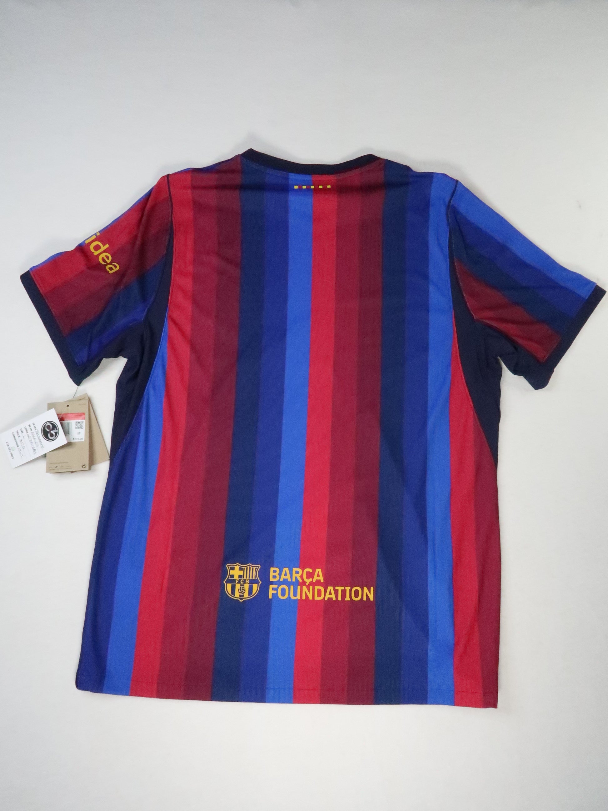 2026-27 FC Barcelona home jersey back, Barca Foundation branding