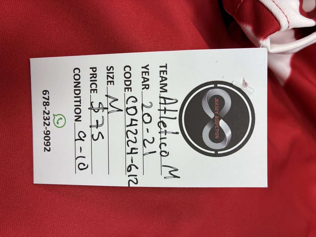 2020-21 Atletico Madrid Home Jersey Medium