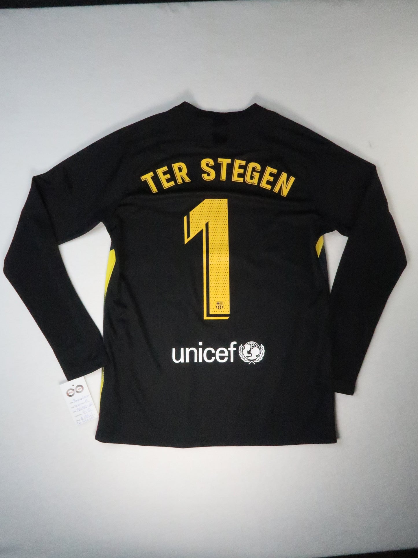 2019-20 Barcelona Ter Stegen Goalkeeper Jersey back