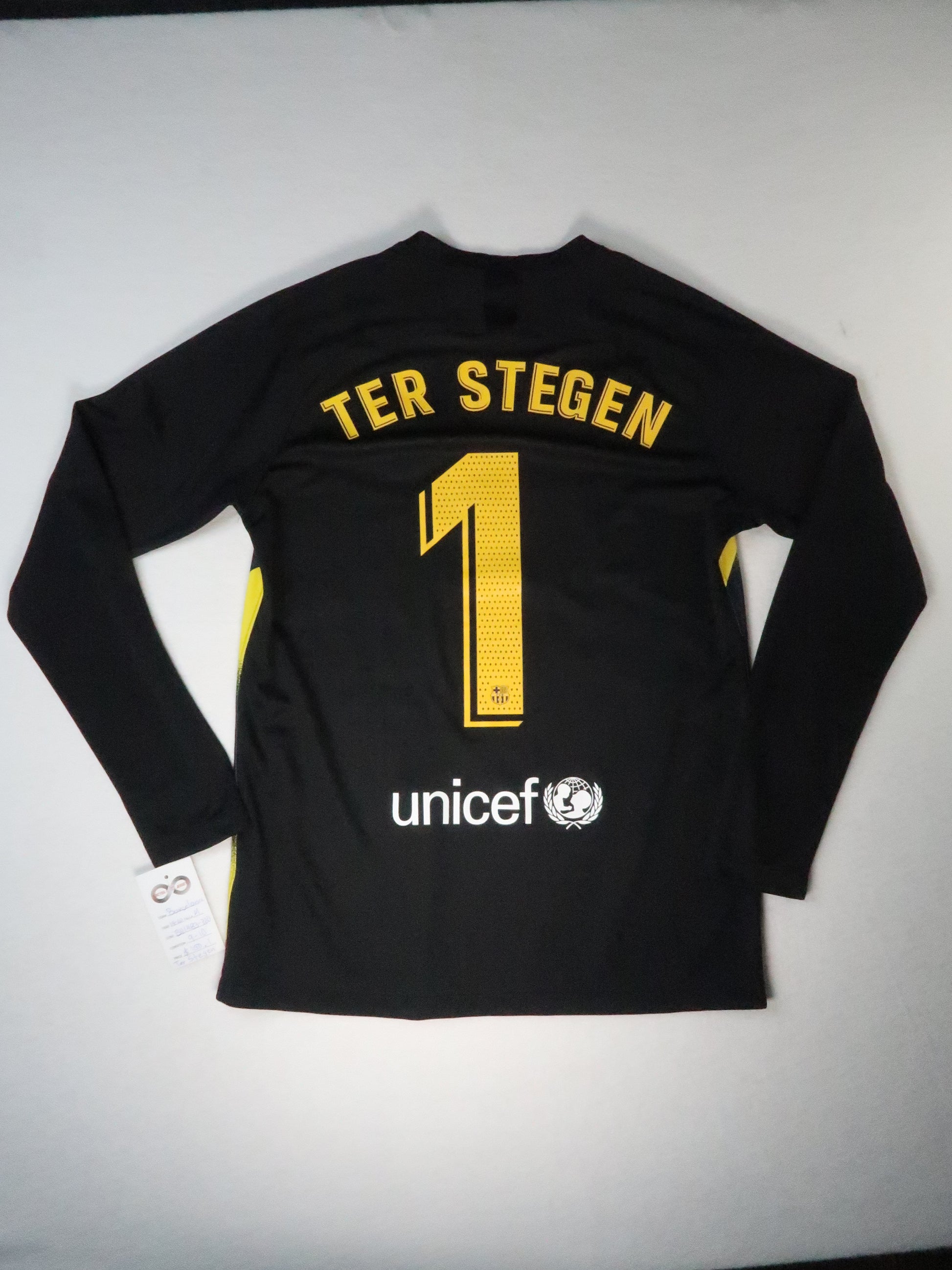 2019-20 Barcelona Ter Stegen Goalkeeper Jersey back