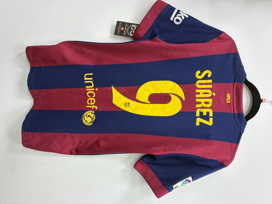 2014-15 Barcelona Home Jersey Small