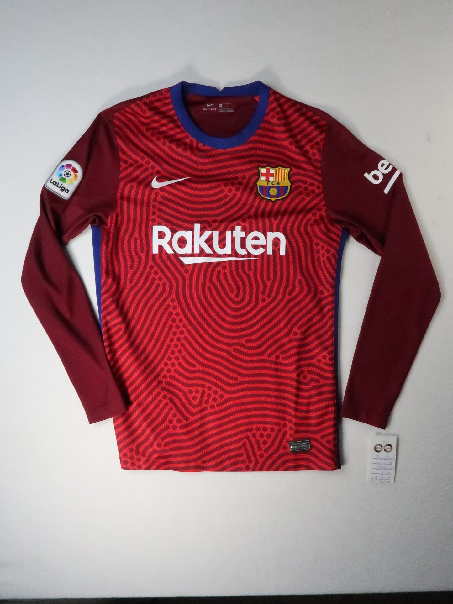 2020-21 Barcelona Ter Stegen Goalkeeper Jersey front