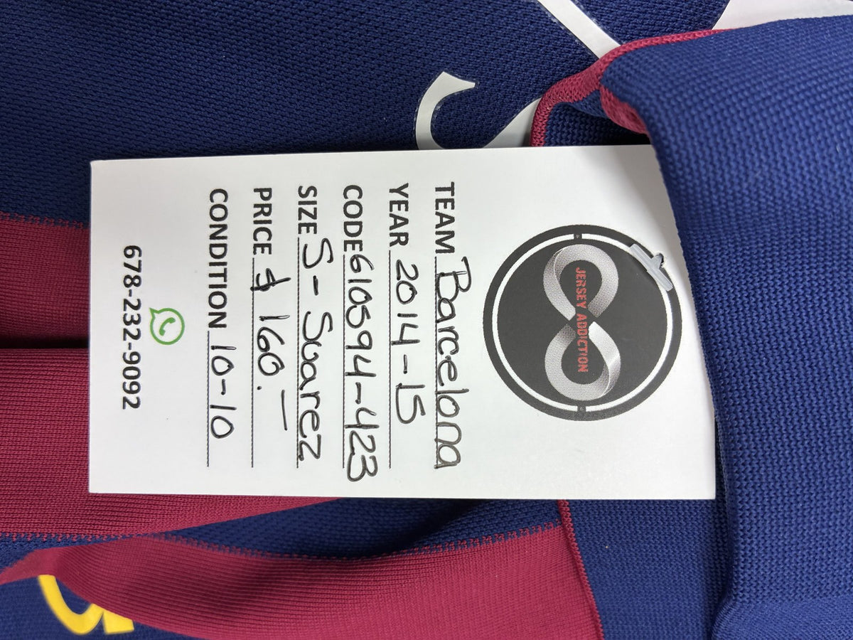 2014-15 Barcelona Home Jersey Small