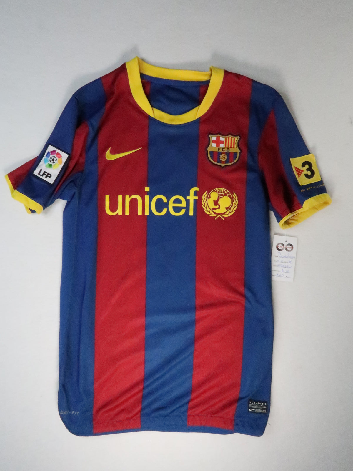 2010-11 Barcelona Home Jersey front