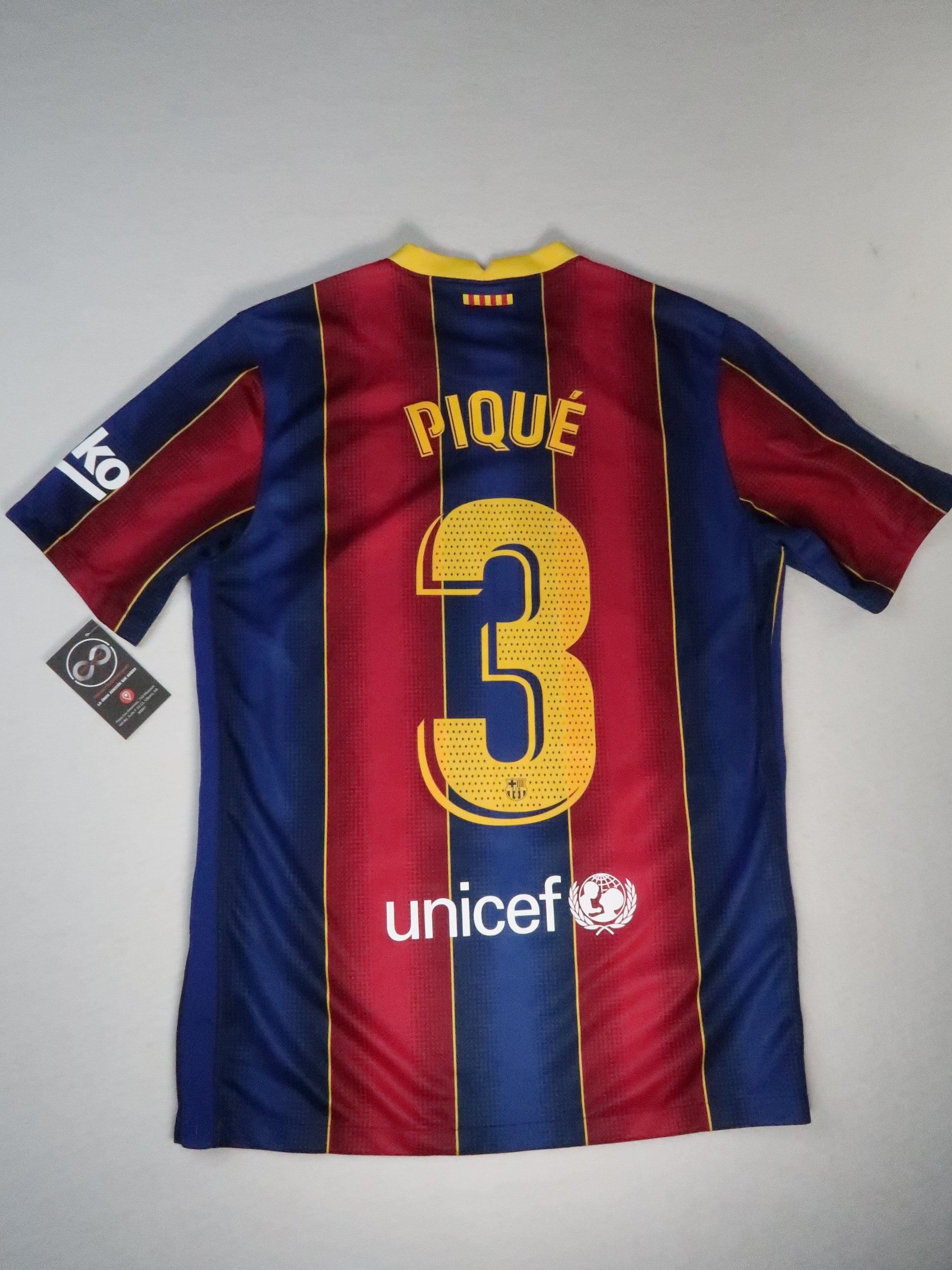 2020-21 Barcelona Pique Home Jersey back