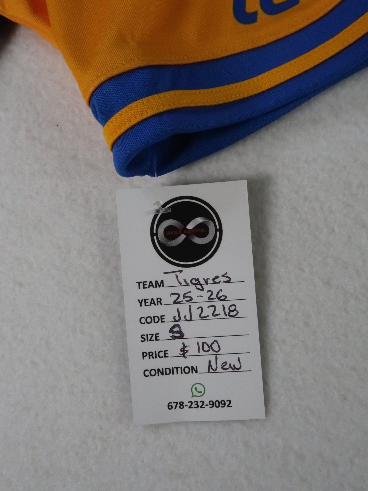 2025-26 Tigres UANL Home Jersey tag