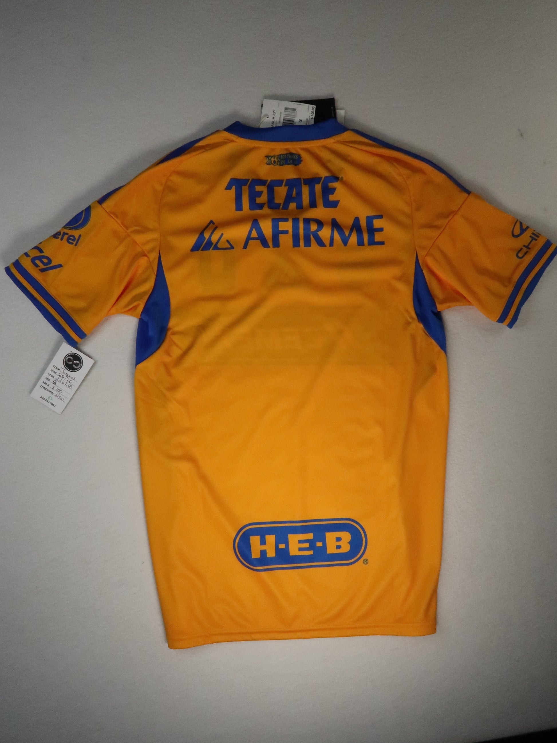 2025-26 Tigres UANL Home Jersey back