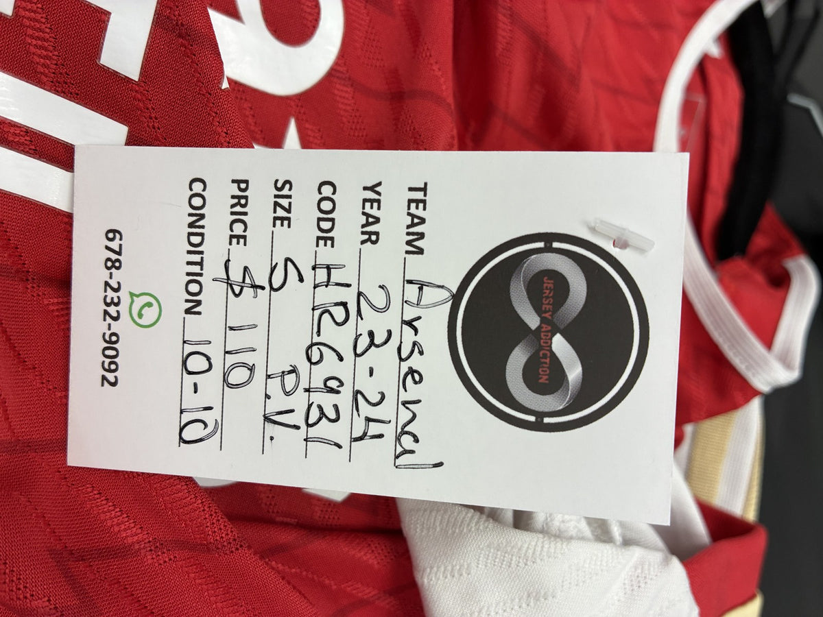 2023-24 Arsenal Home Jersey Small