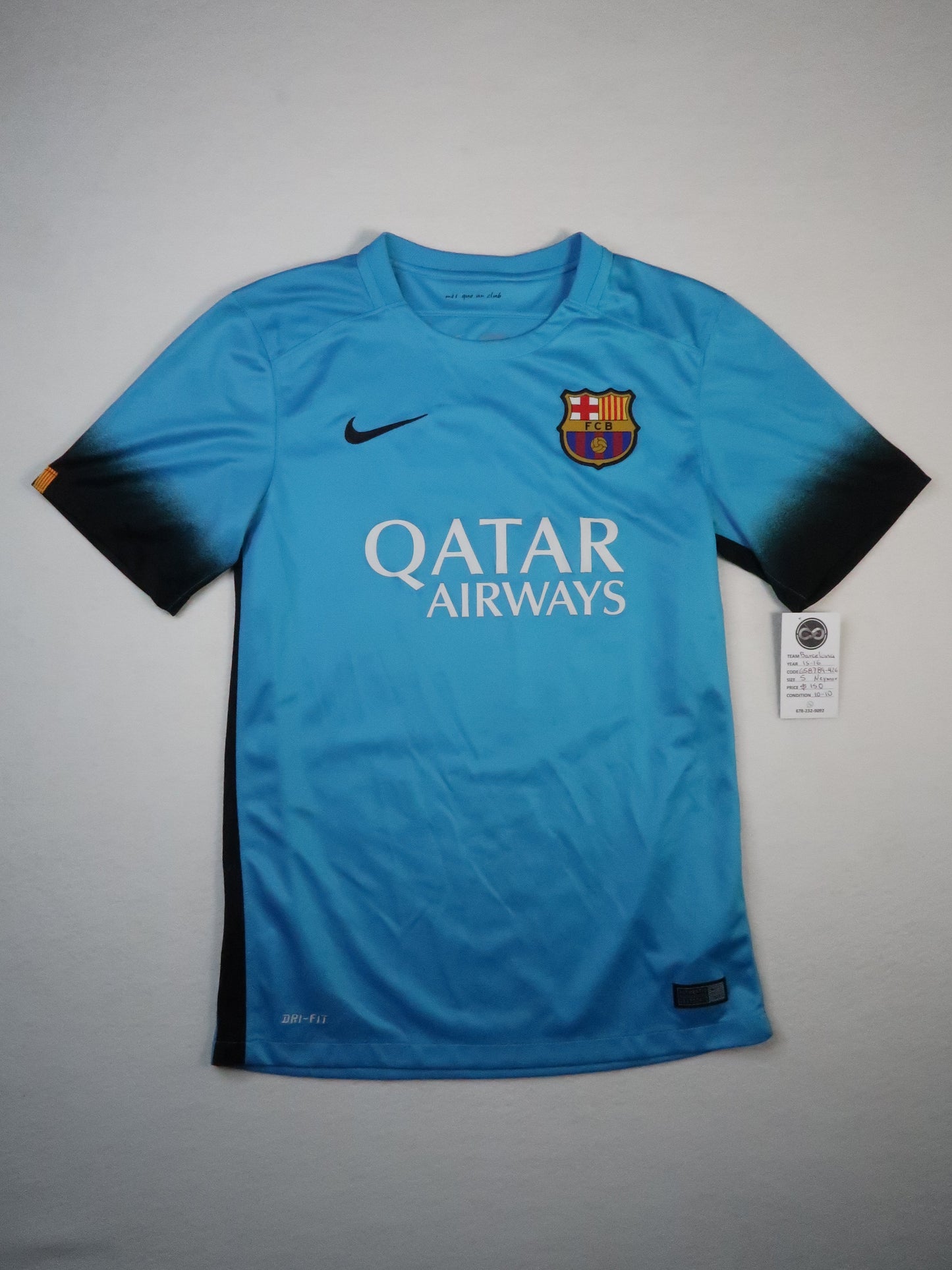 2015-16 Barcelona Neymar Jr Third Jersey front