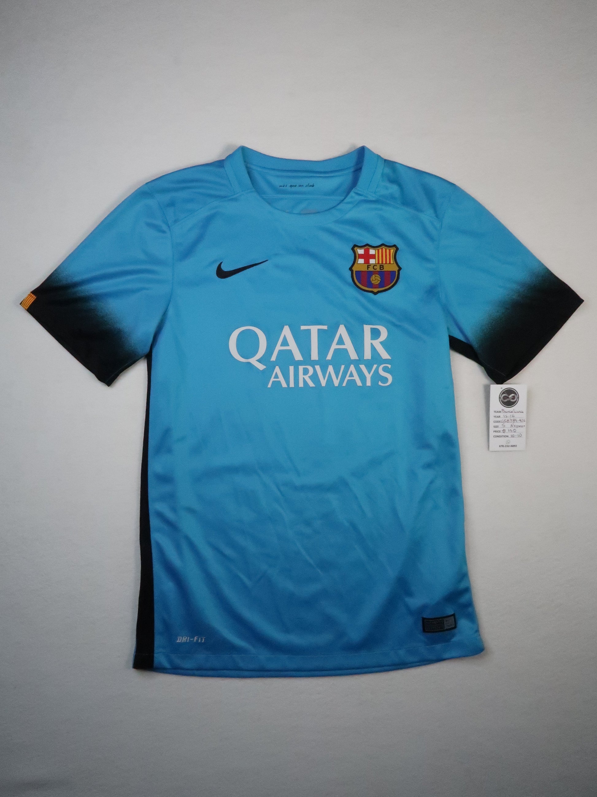 2015-16 Barcelona Neymar Jr Third Jersey front