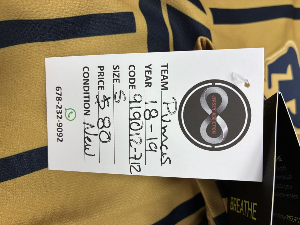 2018-19 Pumas UNAM Away Jersey Small
