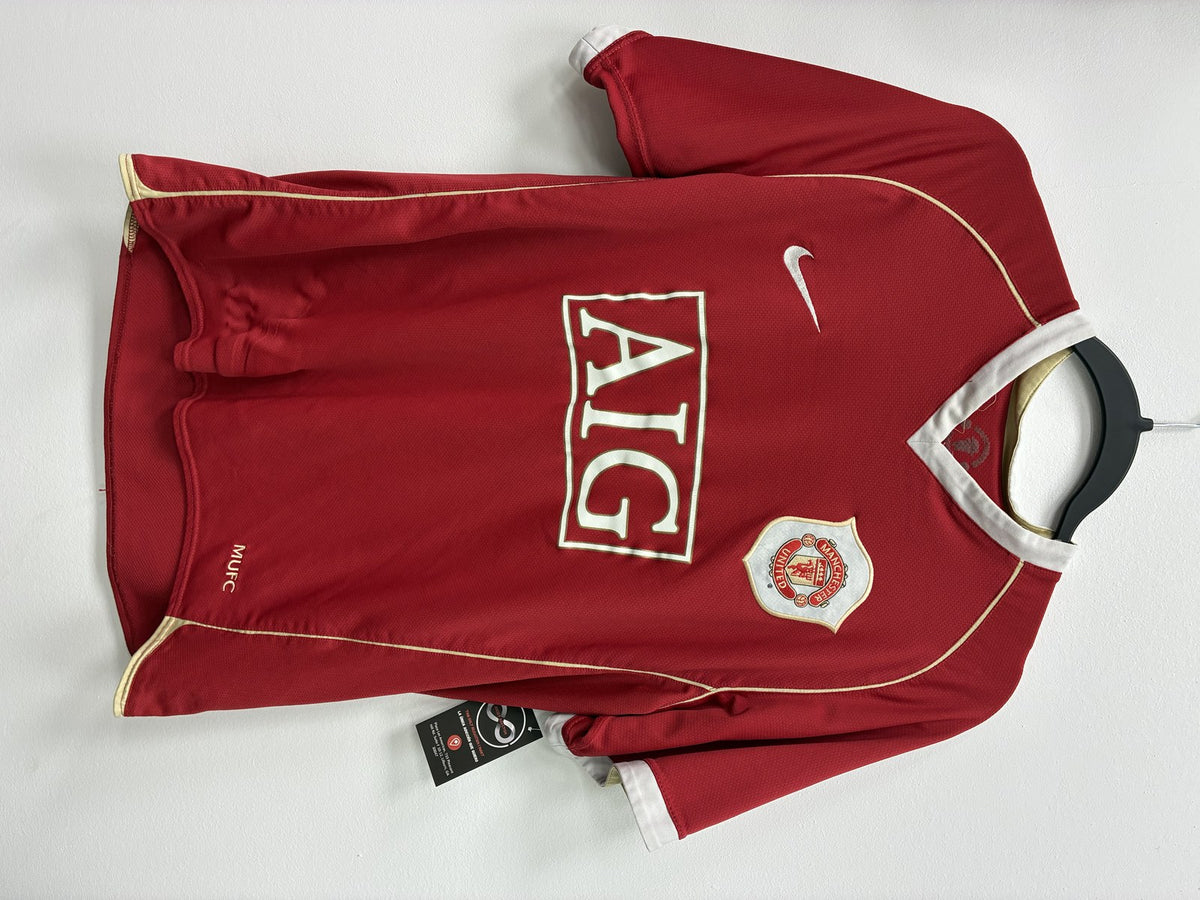 2006-07 Manchester United Home Jersey Medium