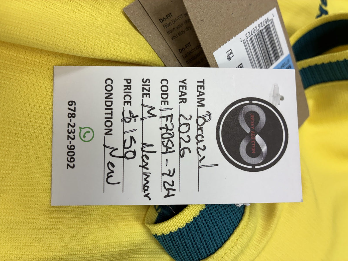 2026 Brazil Home Jersey Medium