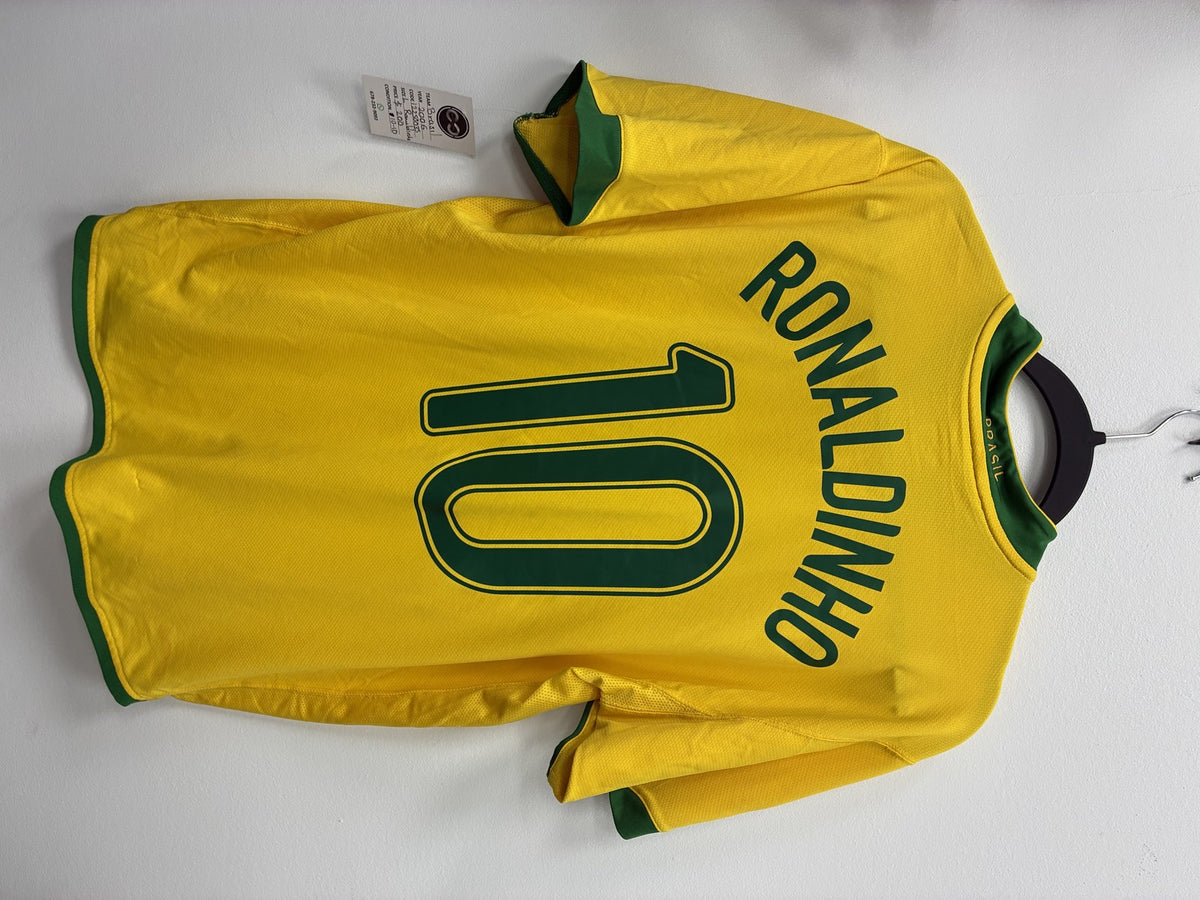 2006 Brazil Retro Home Jersey Large