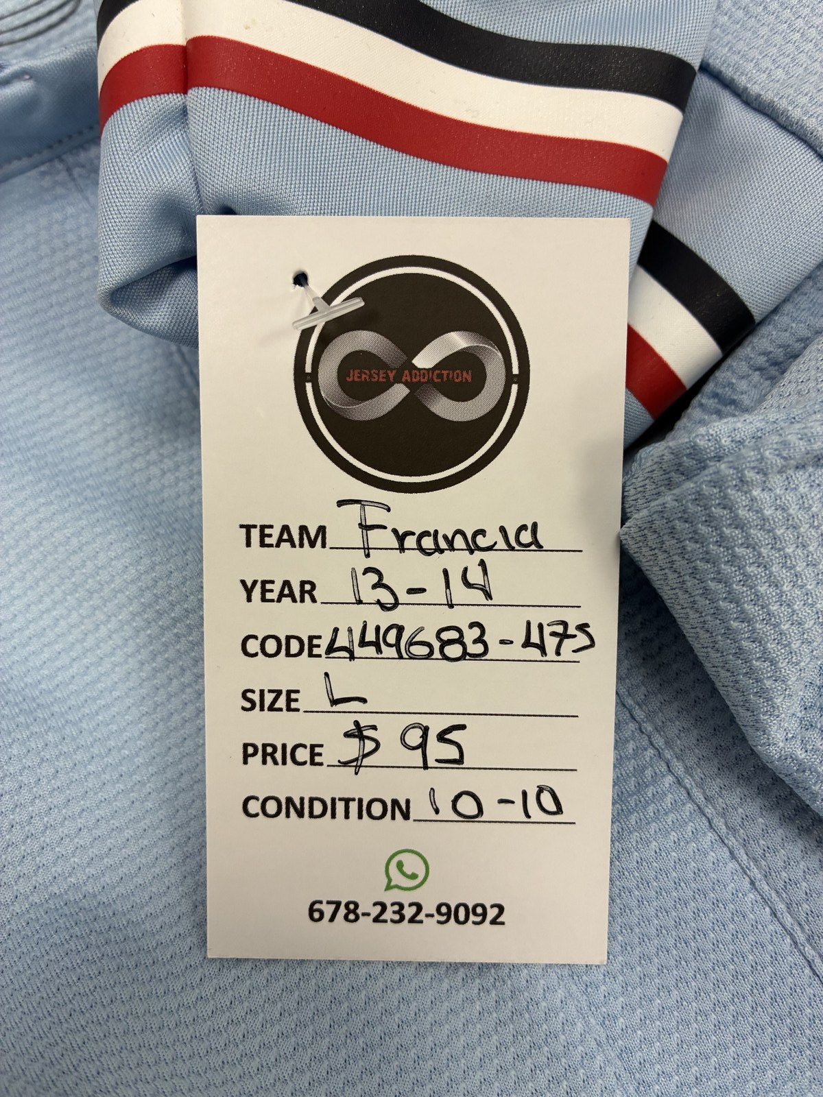 2013-14 France Away Jersey Large