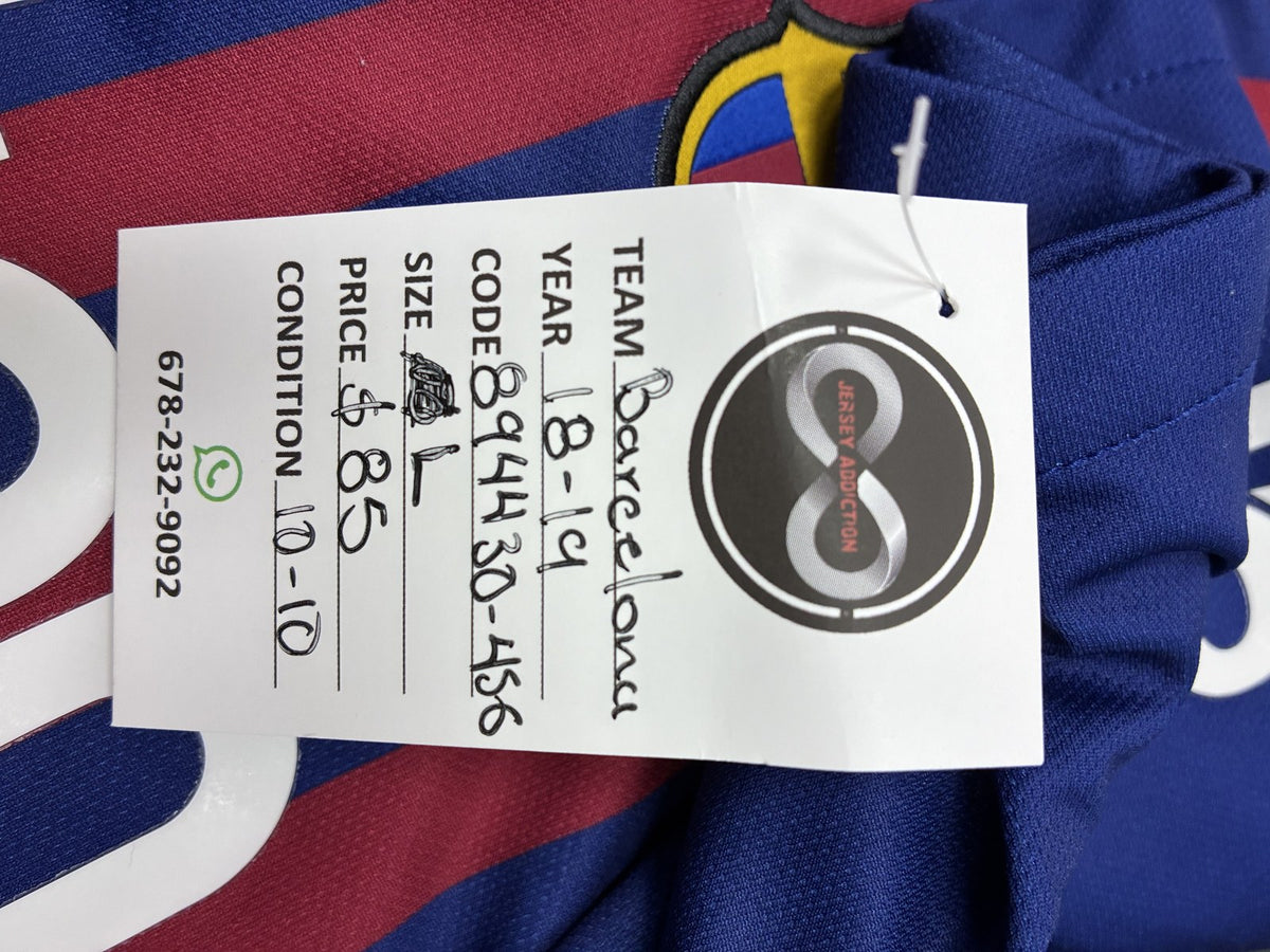 2018-19 Barcelona Home Jersey Large