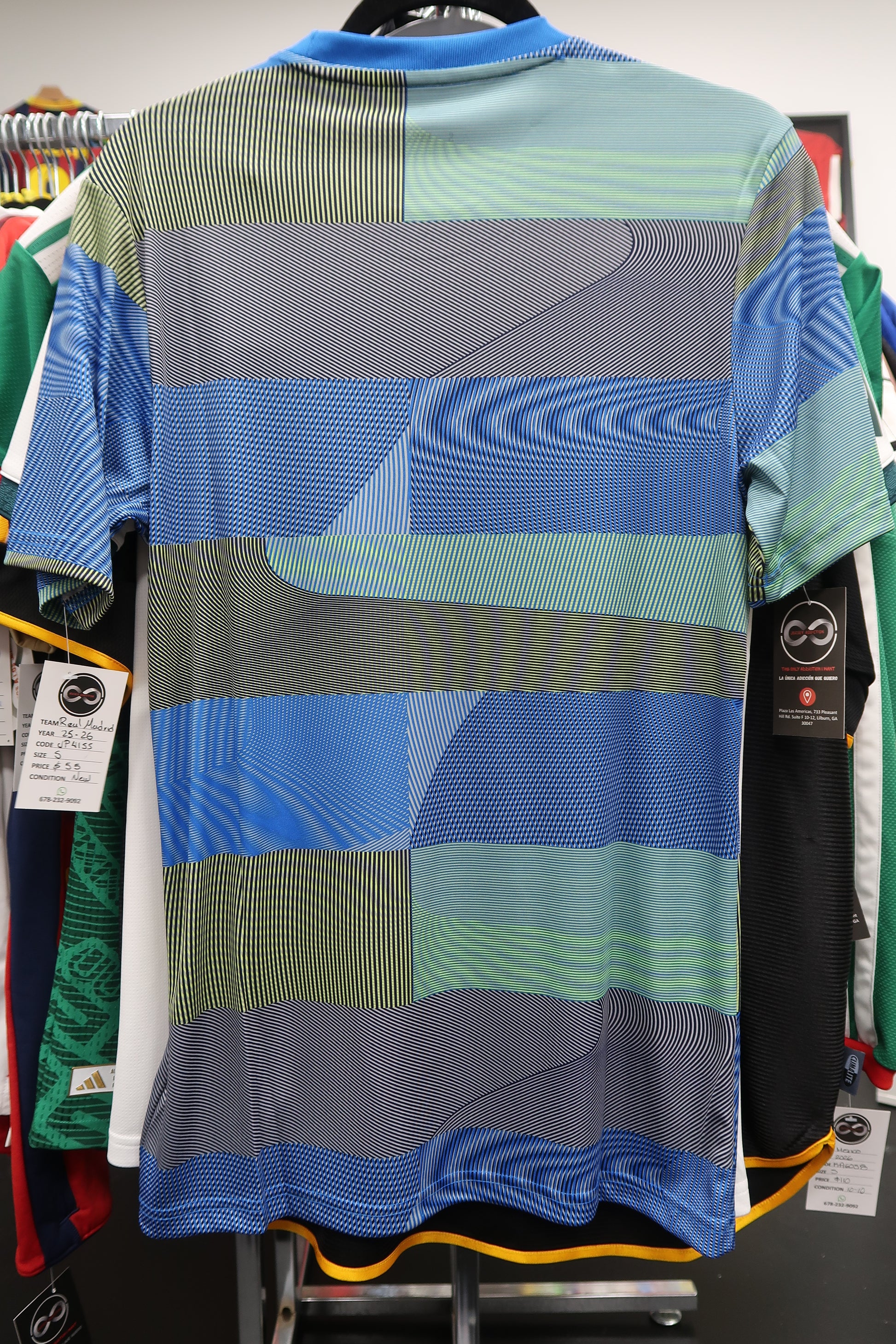 2025-26 Real Madrid Training Jersey back