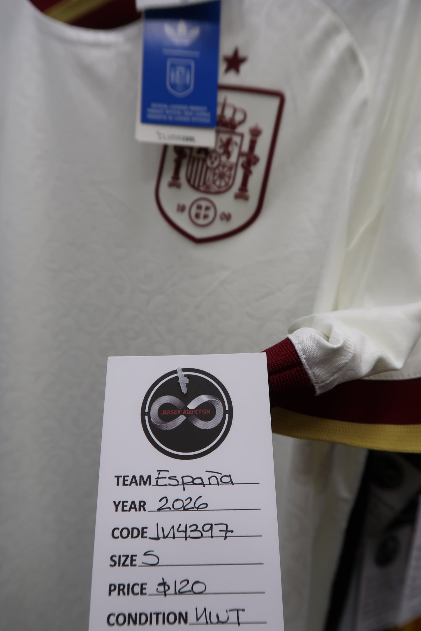 2026 Spain Home Jersey tag