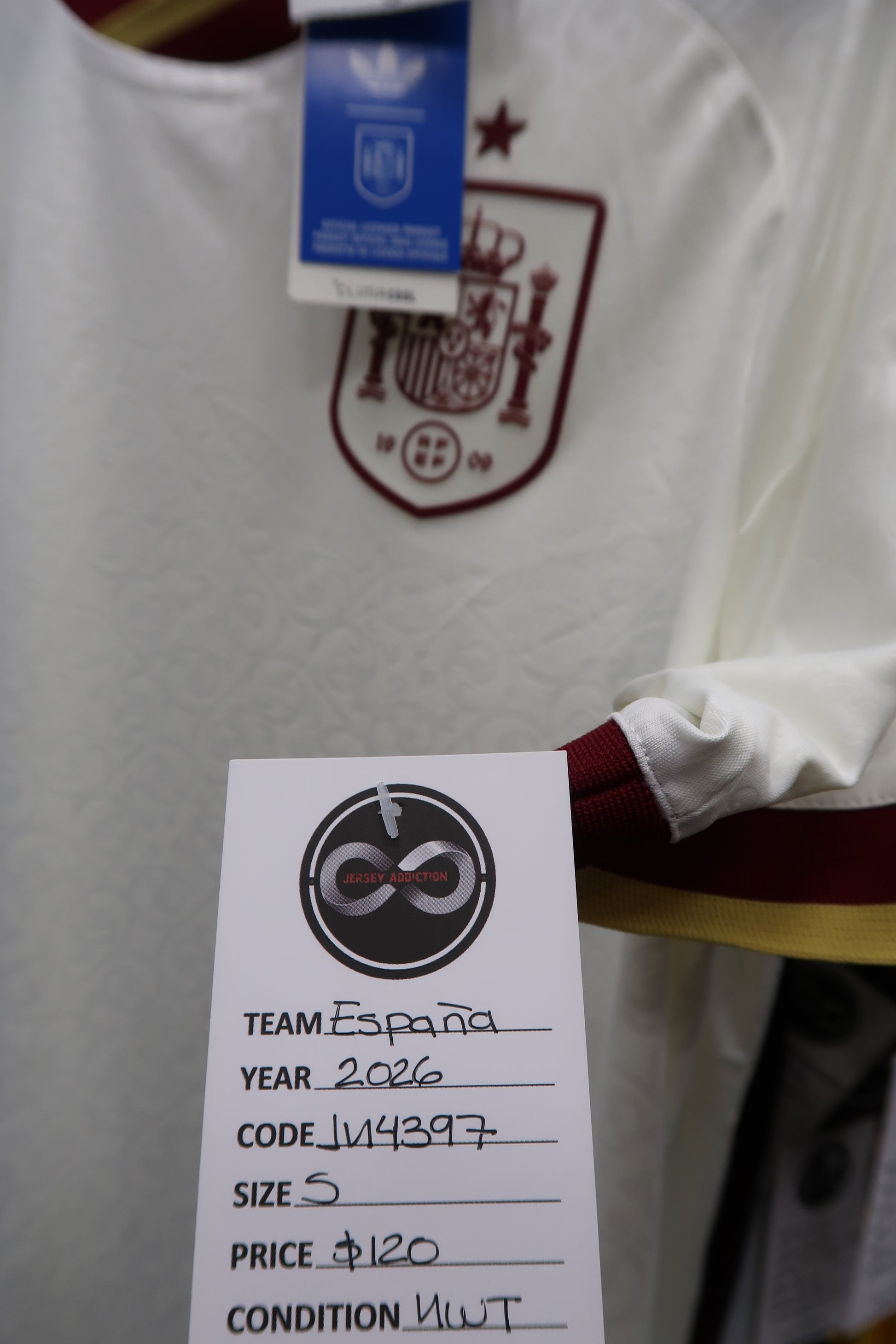 2026 Spain Home Jersey tag