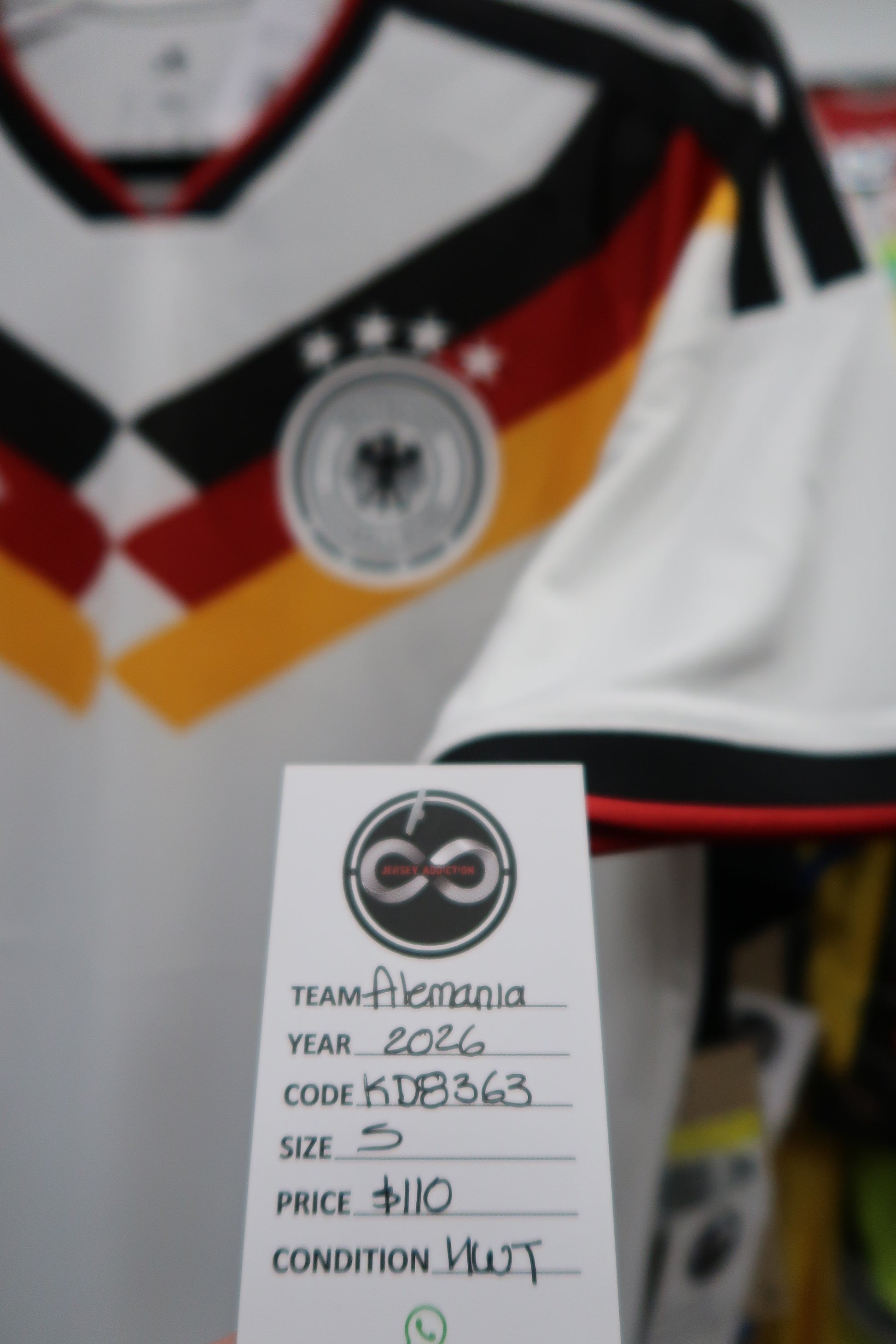2026 Germany Home Jersey tag