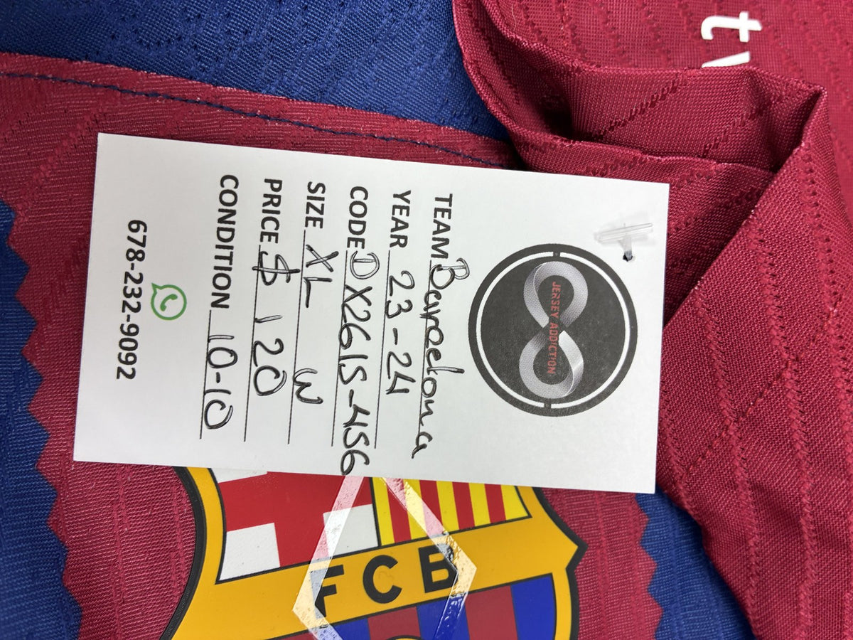 2023-24 Barcelona Home Jersey X-Large