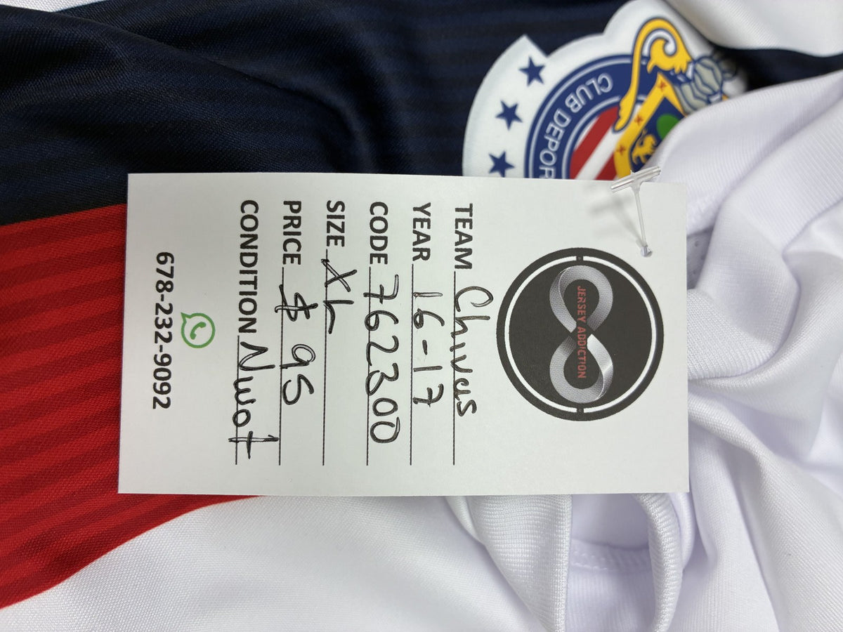 2016-17 Chivas Guadalajara Away Jersey X-Large
