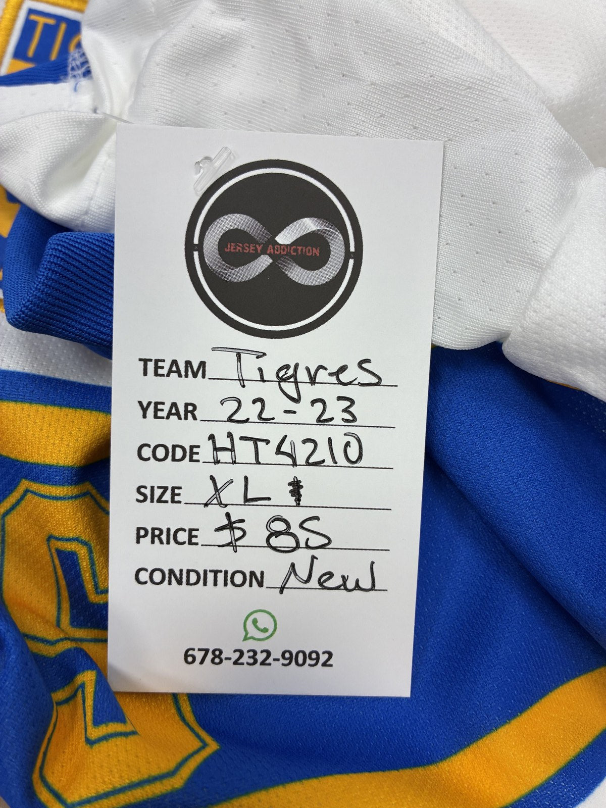 2022-23 Tigres UANL Away Jersey X-Large
