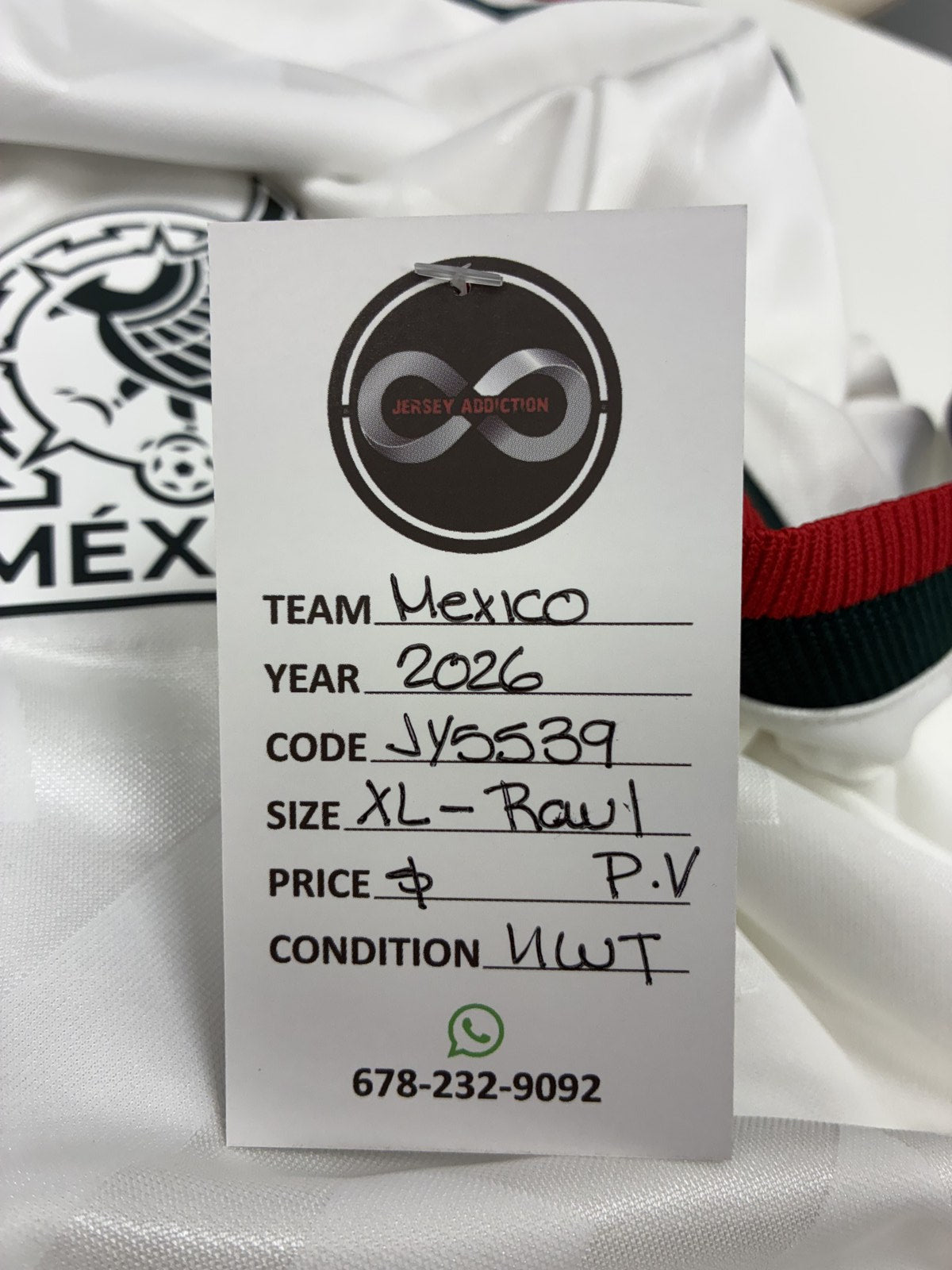 2026 Mexico Away Jersey X-Large