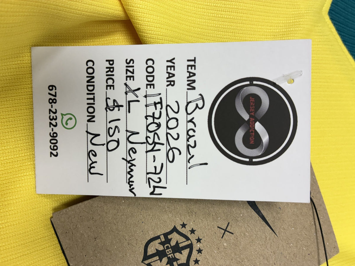 2026 Brazil Home Jersey X-Large