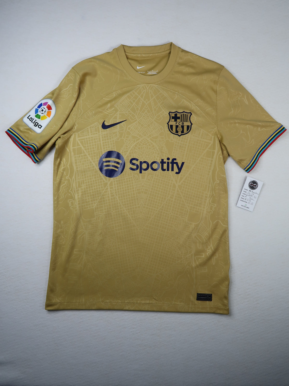 2022-23 Barcelona Pedri Jersey front