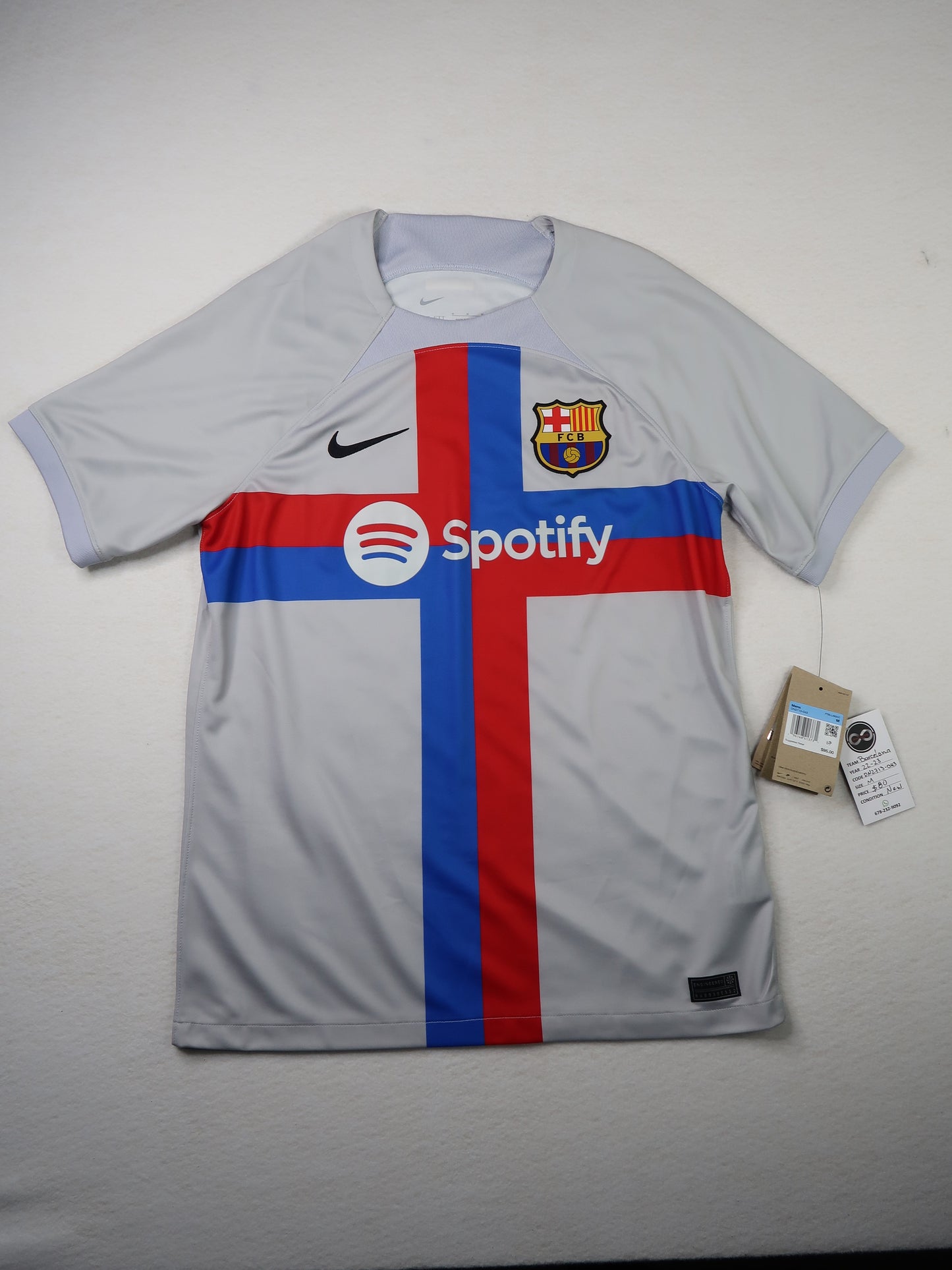 2022-23 Barcelona Away Jersey front