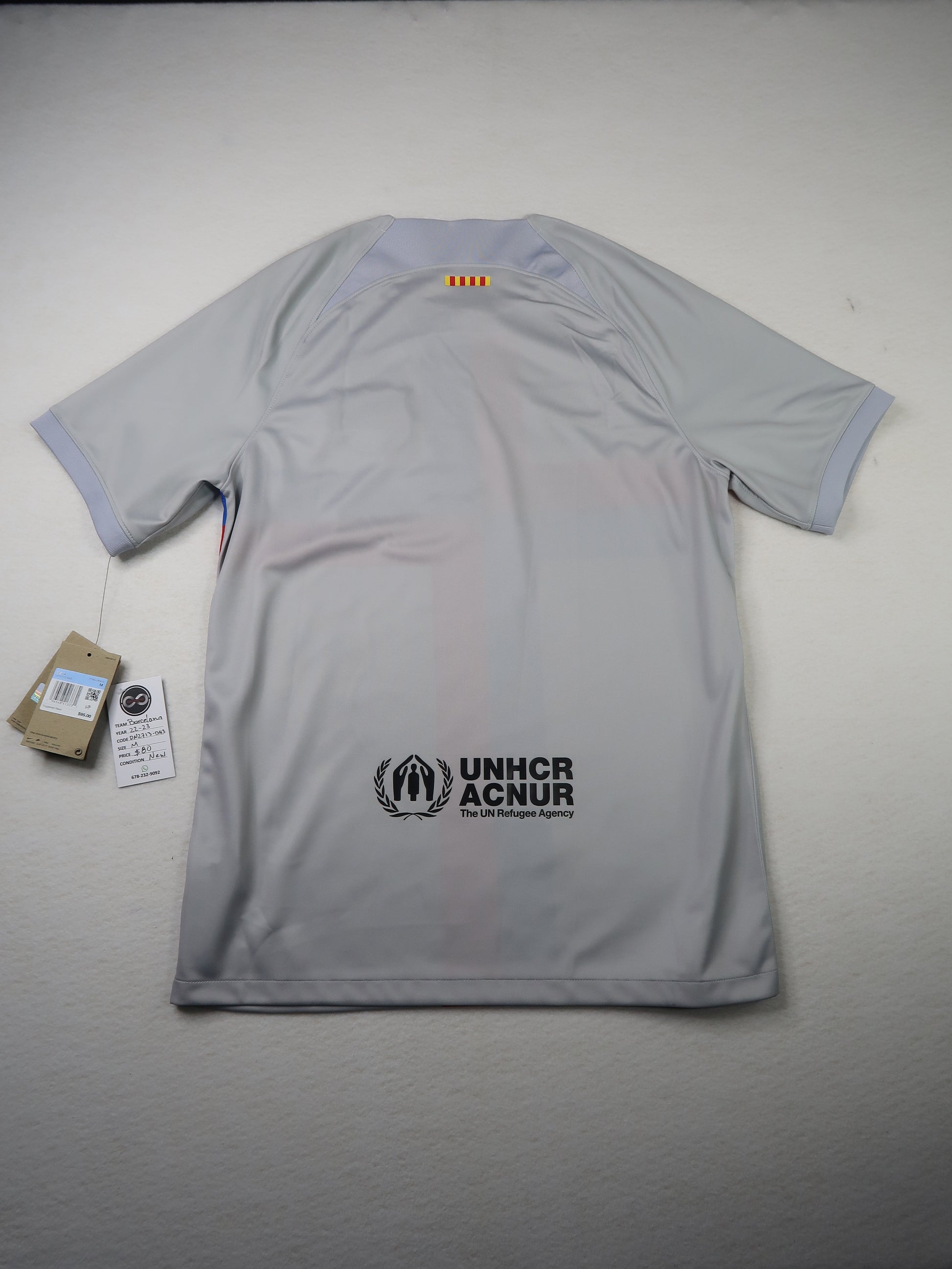 2022-23 Barcelona Away Jersey back