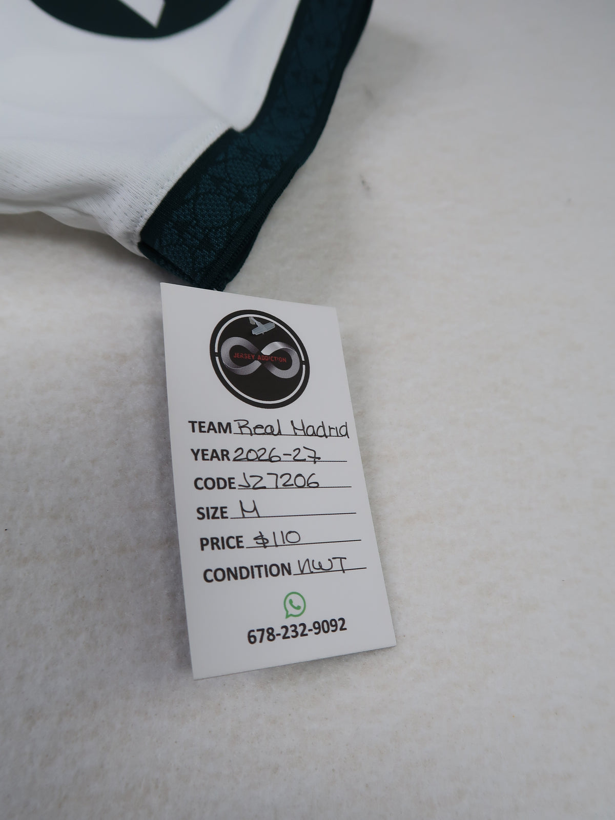 2026-27 Real Madrid Home Jersey tag