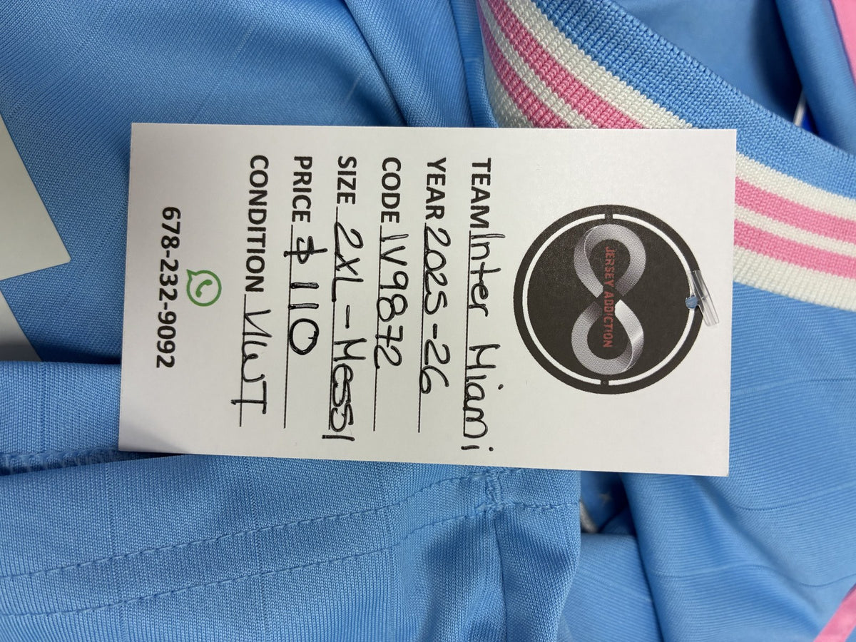 2025-26 Inter Miami Away Jersey 2X-Large