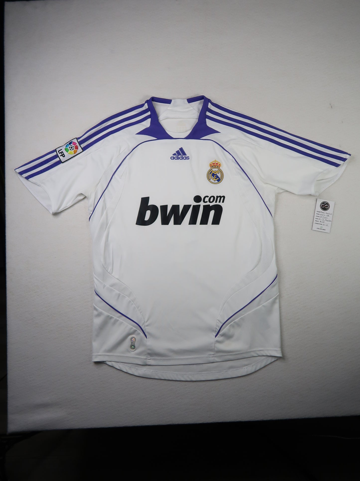2007-08 Real Madrid Sergio Ramos 4 Home Jersey front