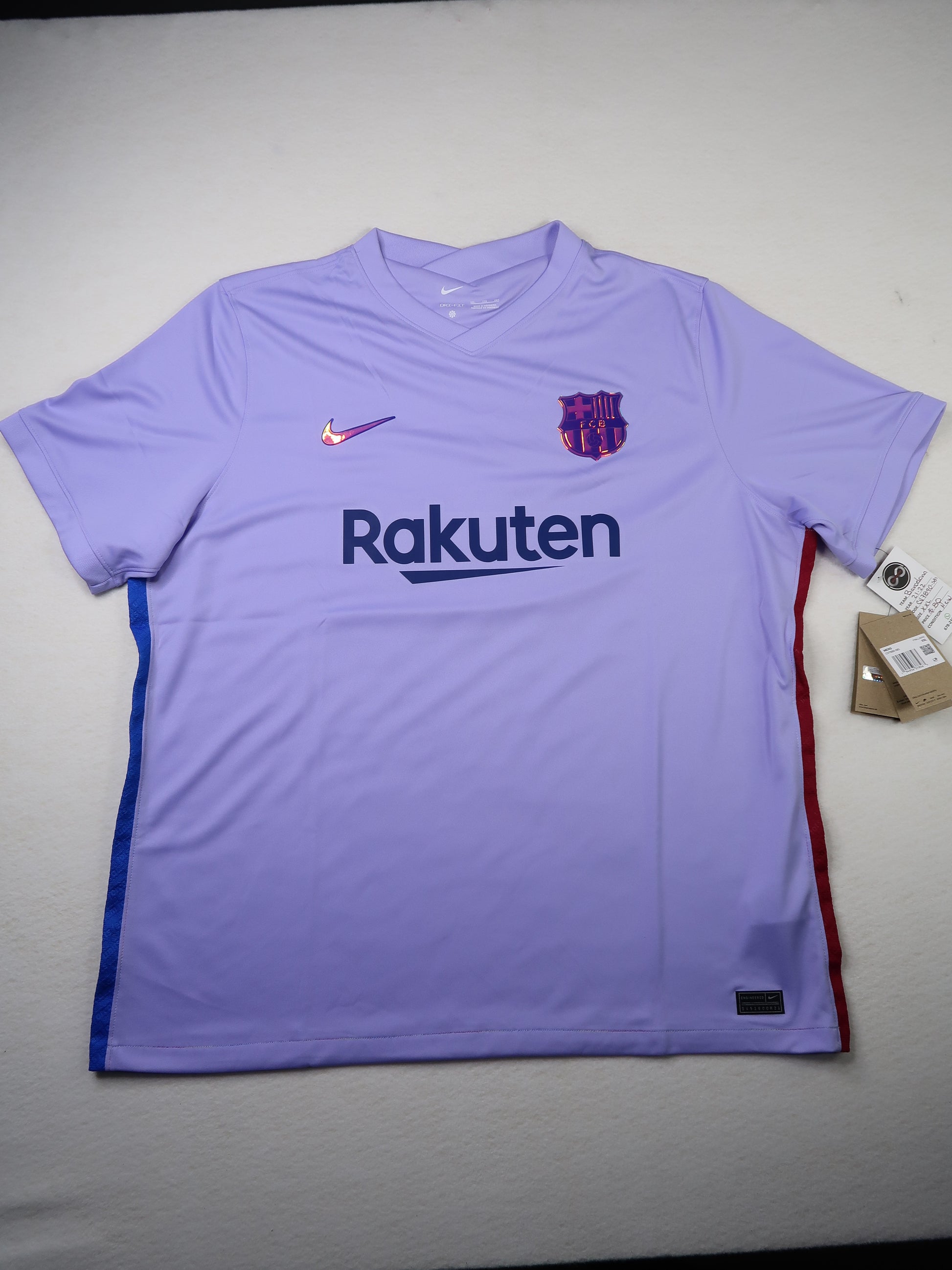 2021-22 Barcelona Away Jersey front