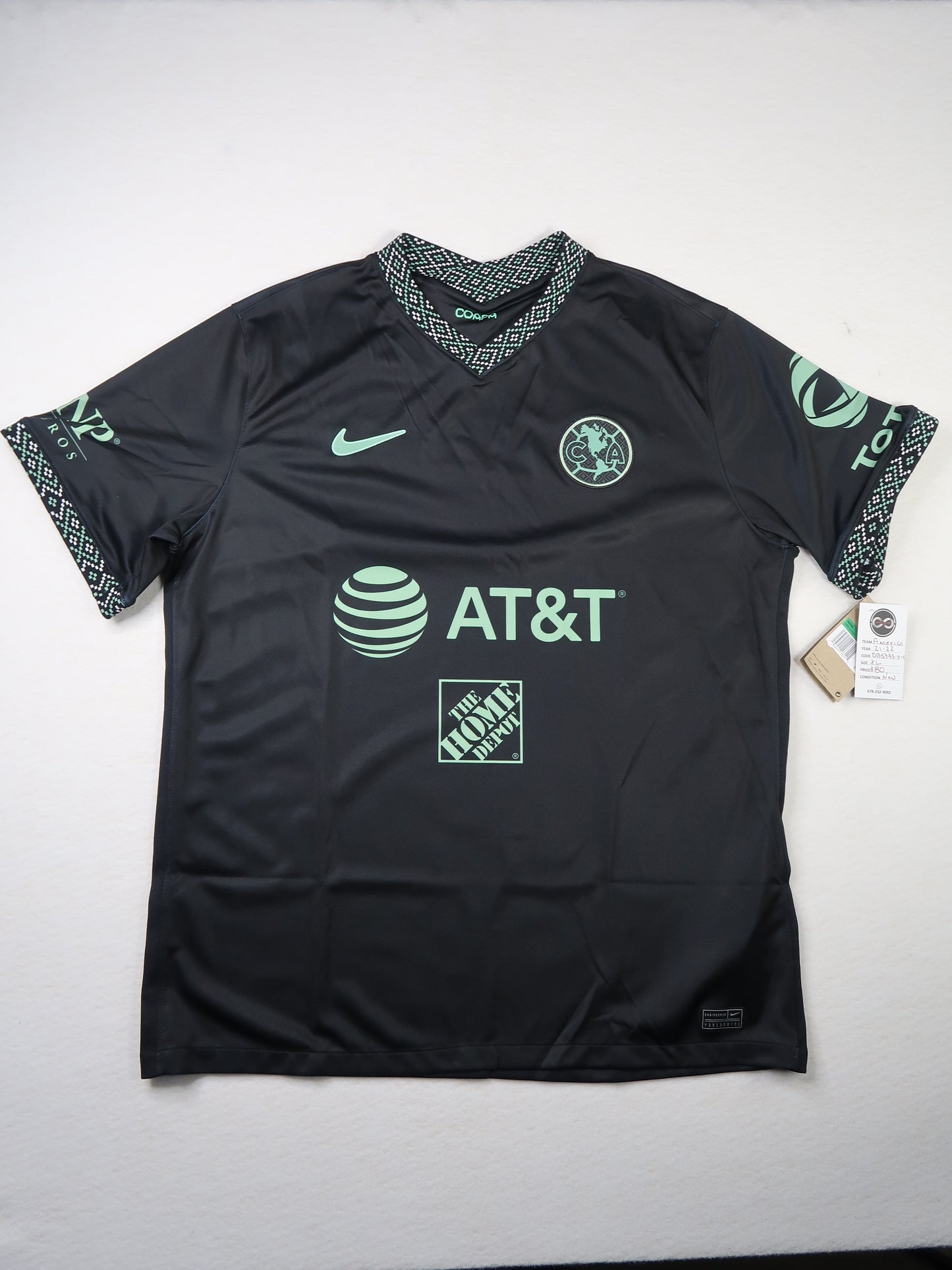 2021-22 Club América Away Jersey front