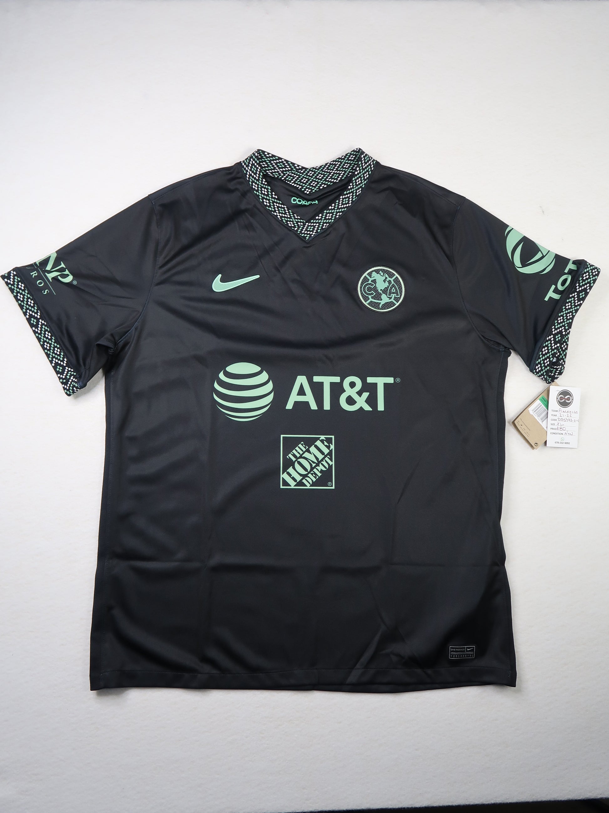 2021-22 Club América Away Jersey front