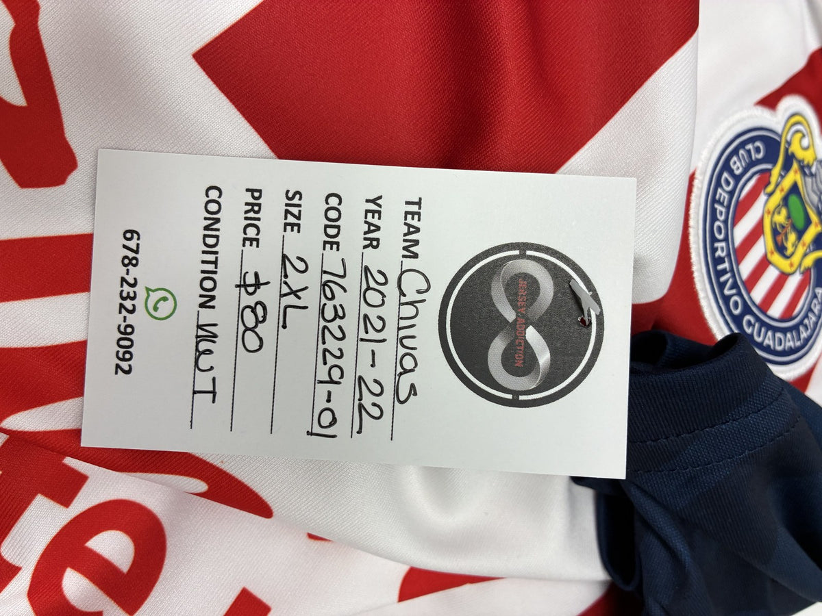 2021-22 Chivas Guadalajara Home Jersey 2X-Large