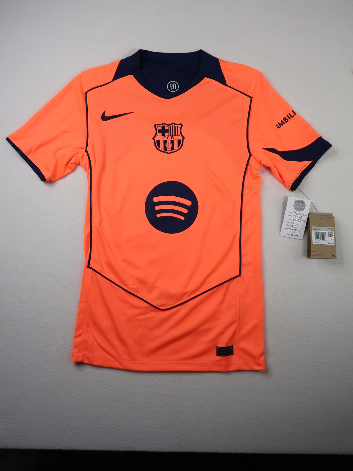 2025-26 Barcelona Away Jersey front