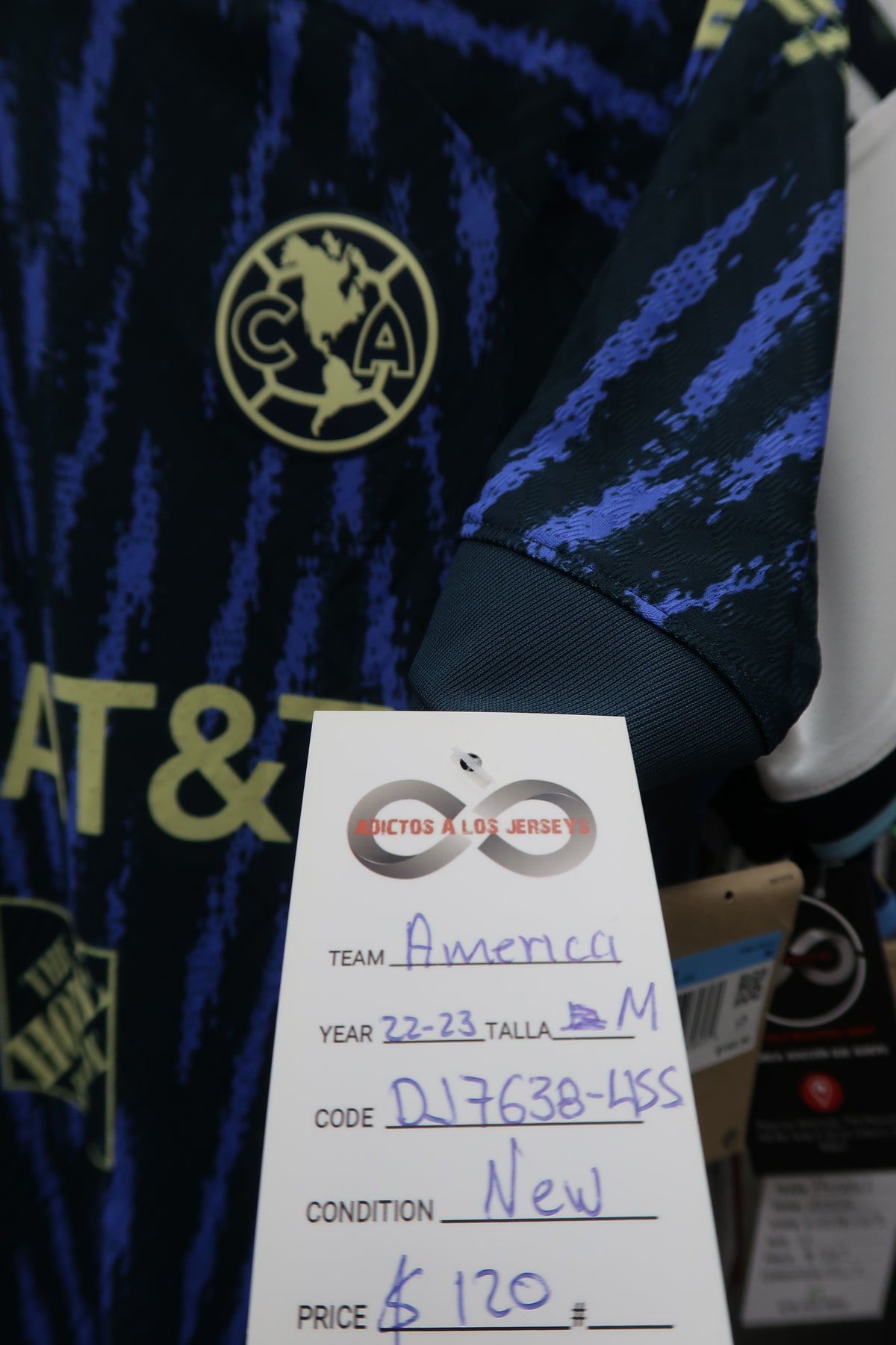 2022-23 Club América Third Jersey (Authentic) / M / 10-10