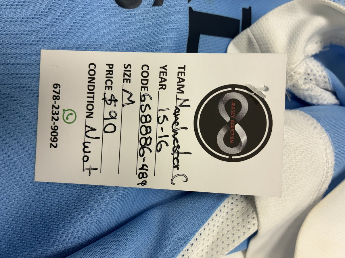 2015-16 Manchester City Home Jersey Medium