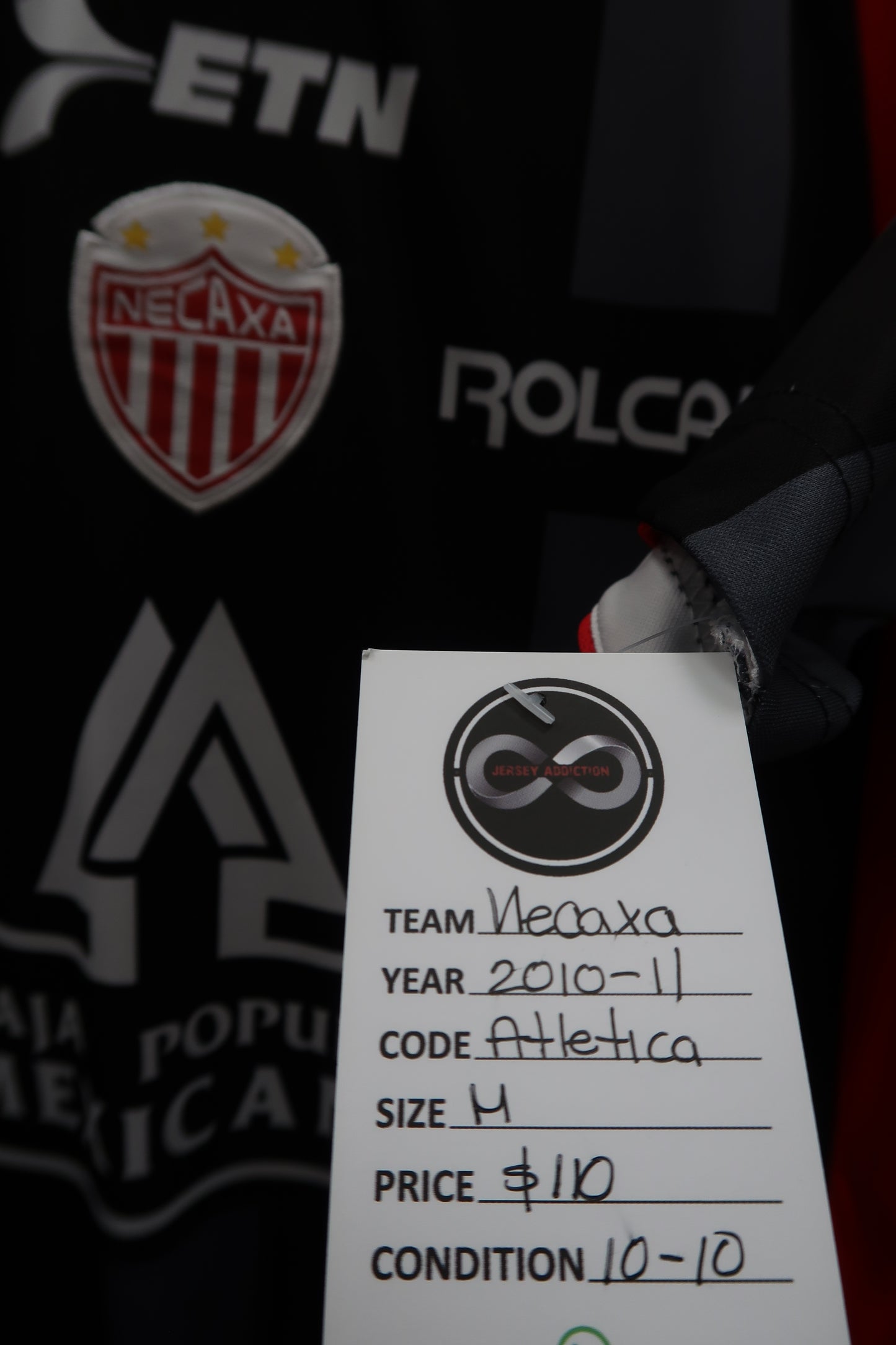 2010-11 Necaxa Away Jersey / M / 10-10