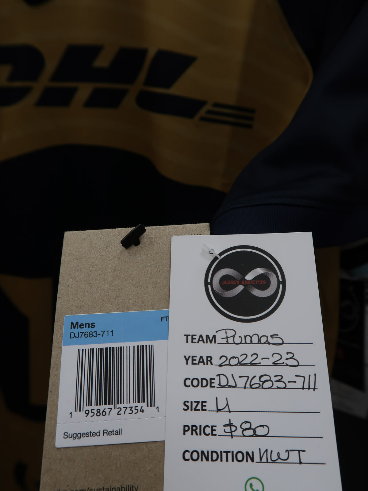 2022-23 Pumas UNAM Third Jersey / M / 10-10